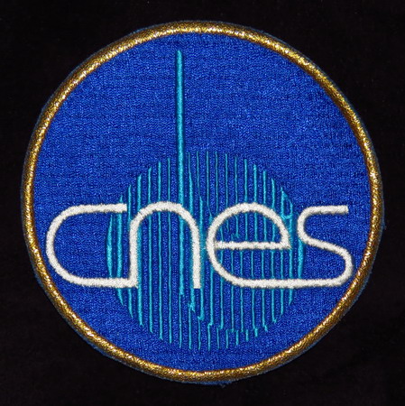 Ce type de badge CNES n'a été porté que pendant ce vol